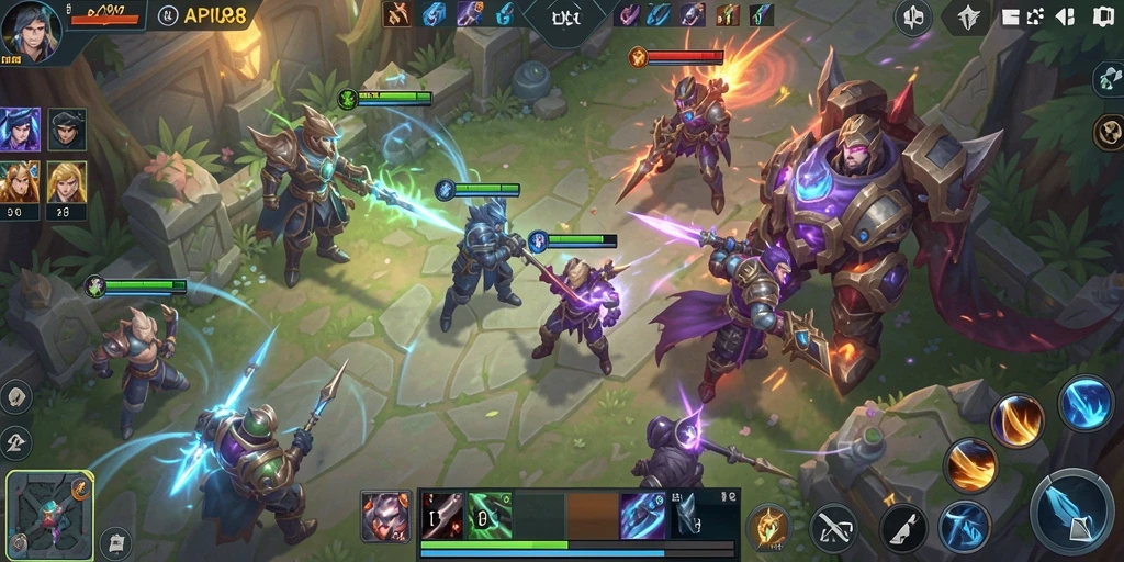 Gameplay seru API88 dengan pertarungan tim yang intens.