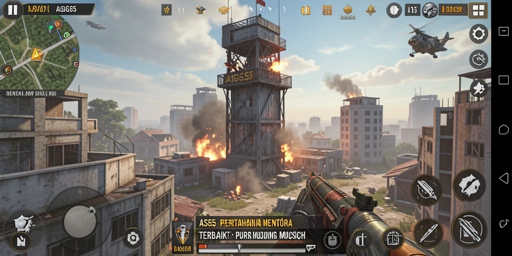 Gameplay menara pertahanan yang menarik dan menantang.