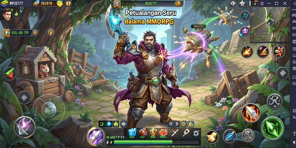 Gameplay seru BPJS777 dengan aksi pertarungan yang mendebarkan.