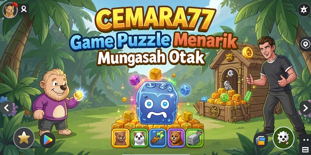 Tampilan gameplay seru dan menantang di CEMARA77.