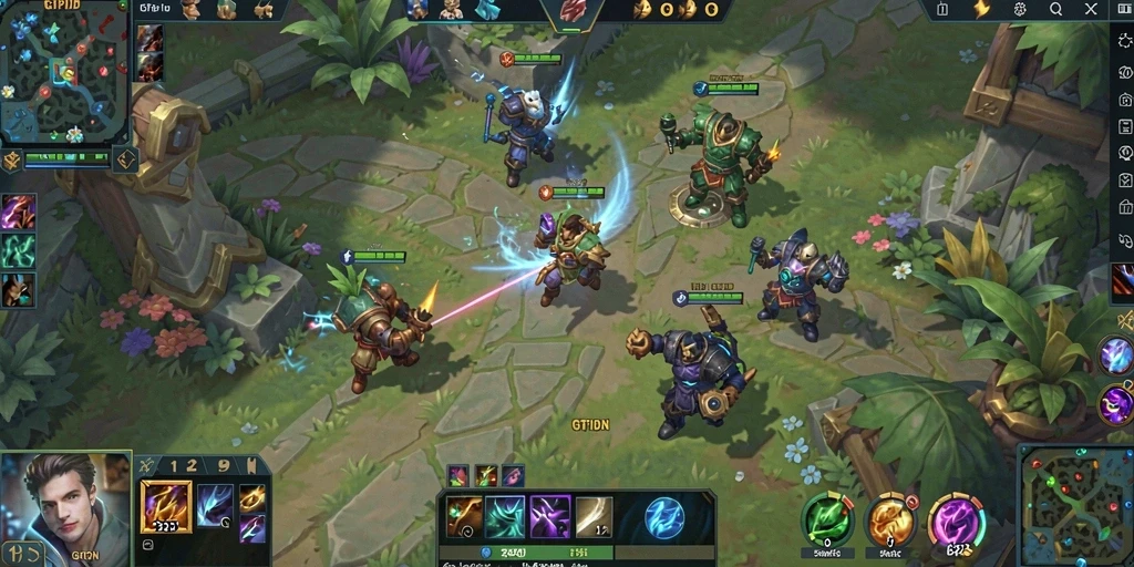 Gameplay GTPIDN dengan aksi MOBA yang seru dan intens.