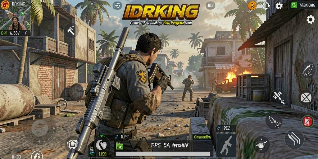 Screenshot gameplay <strong>IDRKING</strong> menampilkan pertempuran yang intens dan grafis yang menakjubkan.