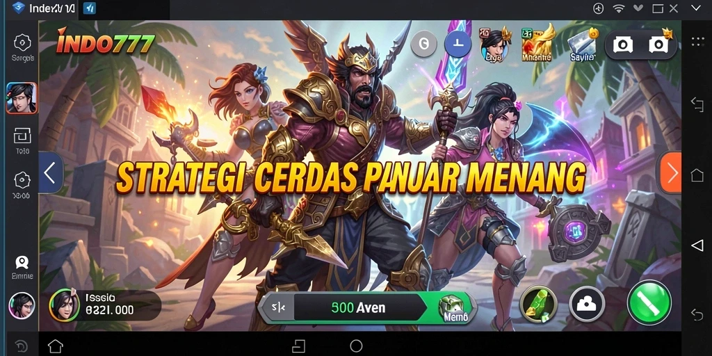 Tampilan gameplay yang menarik dari INDO777, menantang strategi Anda.