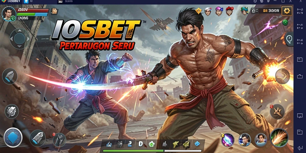 Tangkapan layar menunjukkan aksi intens di gameplay IOSBET.