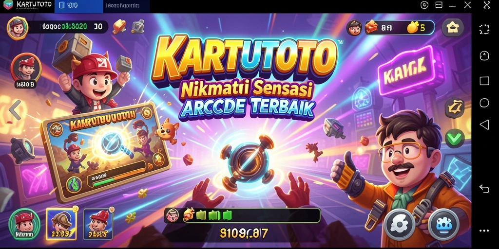 Screenshot gameplay KARTUTOTO menunjukkan aksi mendebarkan di level yang menantang.
