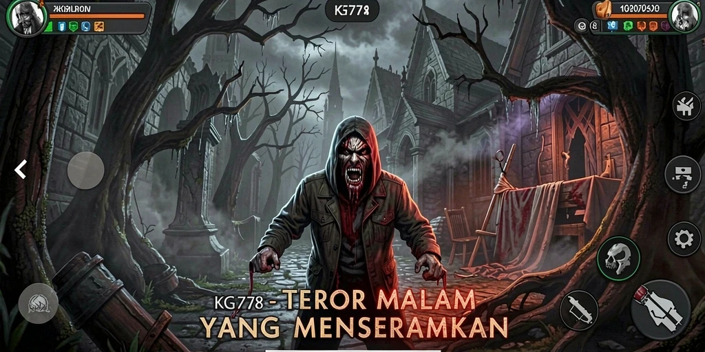 Tangkapan layar utama KG778 menampilkan gameplay mencekam yang memikat.