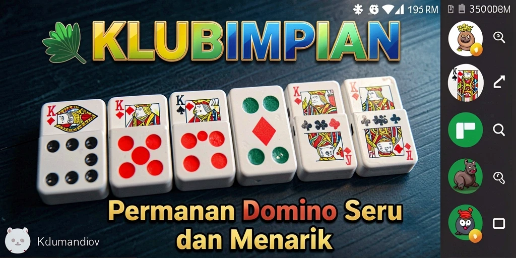 Tampilan gameplay KLUBIMPIAN yang seru dan interaktif.