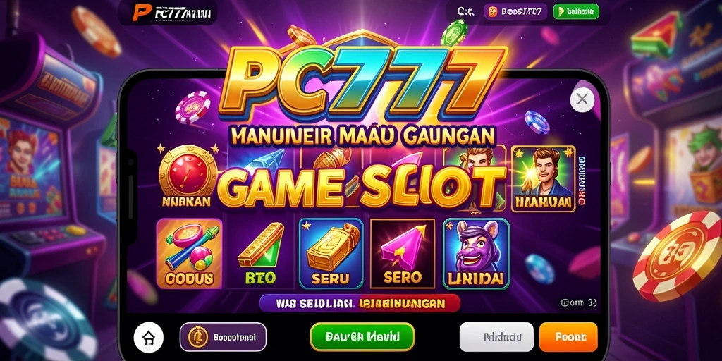 Tampilan gameplay Slot PC777 yang menarik dan memukau.