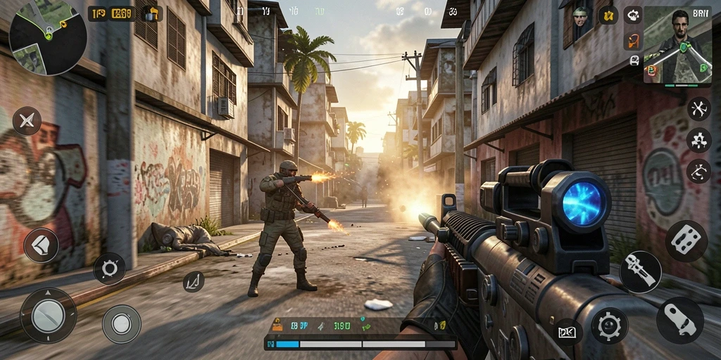 Tampilan gameplay seru dalam PPRRYY yang penuh aksi dan strategi.