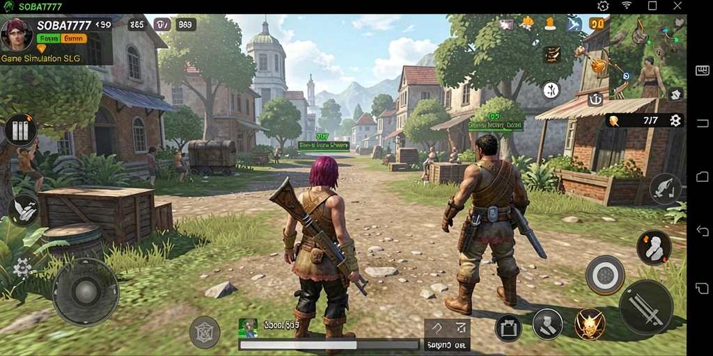 Tampilan gameplay SLG yang menarik dan dinamis.