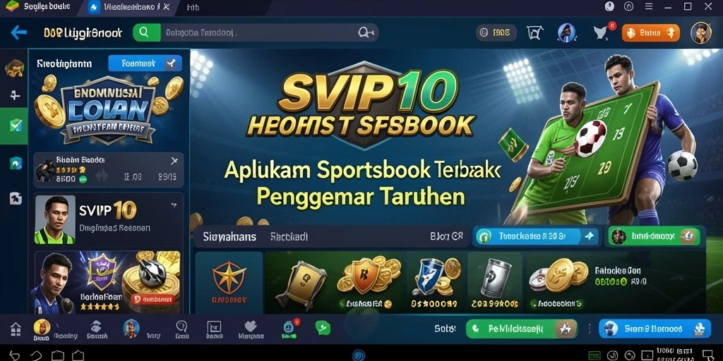 Gameplay menarik dari aplikasi SVIP10 dalam taruhan olahraga.