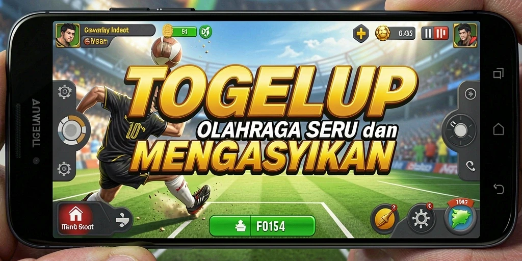 Tampilan gameplay seru TOGELUP dengan berbagai olahraga menarik.
