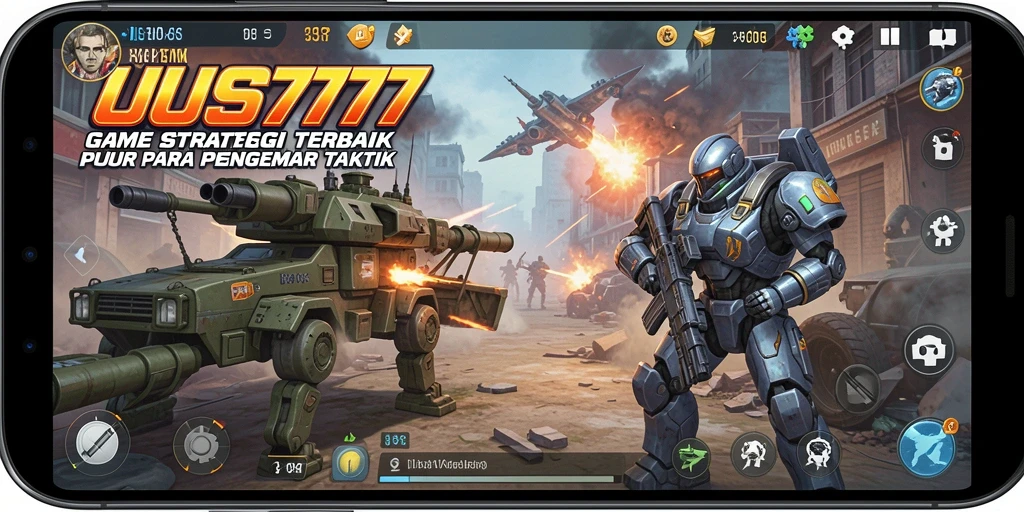 Tangkapan layar gameplay UUS777 yang menunjukkan pertempuran strategi yang mendebarkan.
