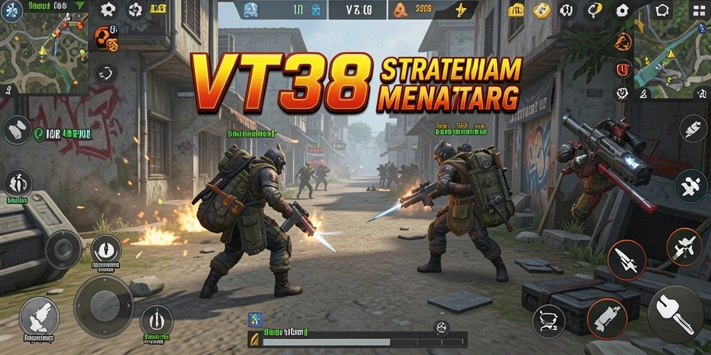 Menampilkan gameplay seru dalam dunia strategi VT38.