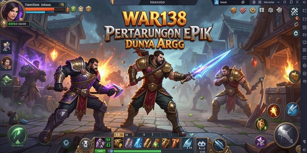 Tampilan seru gameplay ARPG di WAR138 dengan aksi mendebarkan.